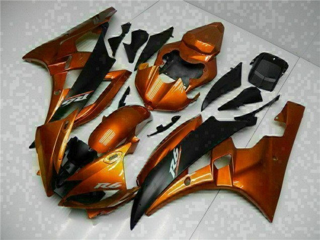 Orange 06-07 YZF R6 Motorcycle Fairings Orange 06-07 YZF R6 Motorcycle Fairings