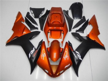 Orange Black 02-03 YZF R1 Motorcycle Fairings