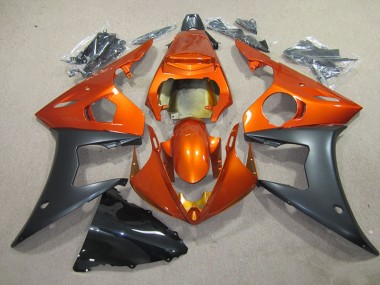 Orange Black 03-05 YZF R6 Motorcycle Fairing
