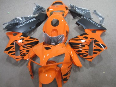 Orange Black 05-06 CBR600RR Aftermarket Motorcycle Fairings