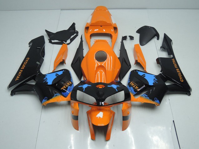 Orange Black 05-06 CBR600RR Full Motorcycle Fairing Kits Orange Black 05-06 CBR600RR Full Motorcycle Fairing Kits