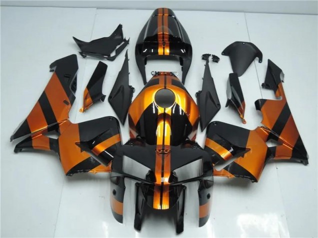 Orange Black 05-06 CBR600RR Motorcycle Fairing Kits Orange Black 05-06 CBR600RR Motorcycle Fairing Kits