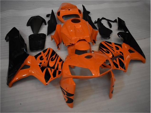 Orange Black 05-06 CBR600RR Motorcycle Fairing Orange Black 05-06 CBR600RR Motorcycle Fairing