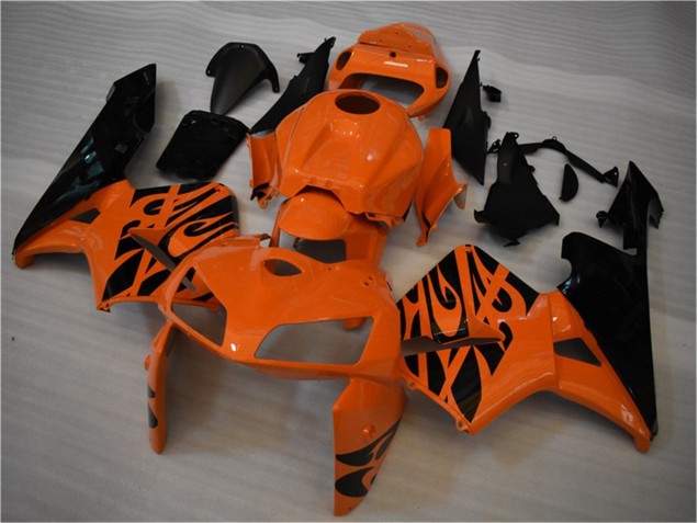 Orange Black 05-06 CBR600RR Motorcycle Fairing Orange Black 05-06 CBR600RR Motorcycle Fairing