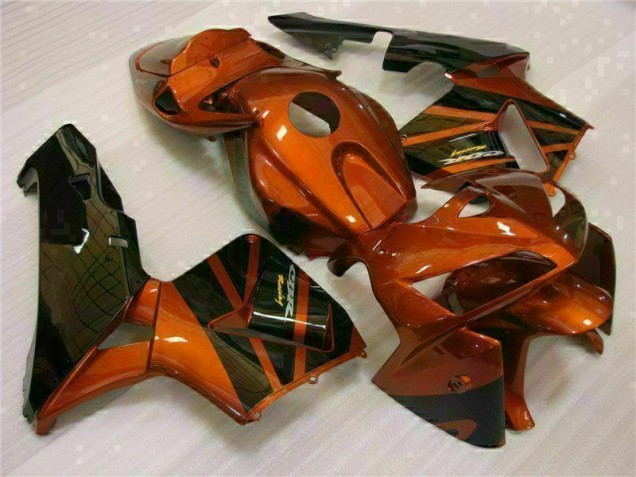 Orange Black 05-06 CBR600RR Motorcycle Fairings Orange Black 05-06 CBR600RR Motorcycle Fairings