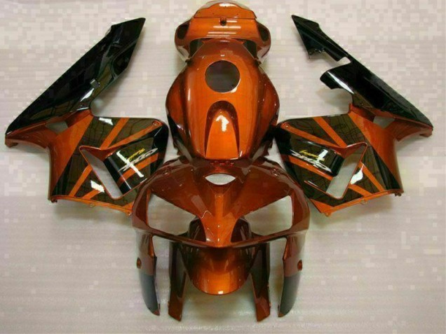 Orange Black 05-06 CBR600RR Motorcycle Fairings Orange Black 05-06 CBR600RR Motorcycle Fairings