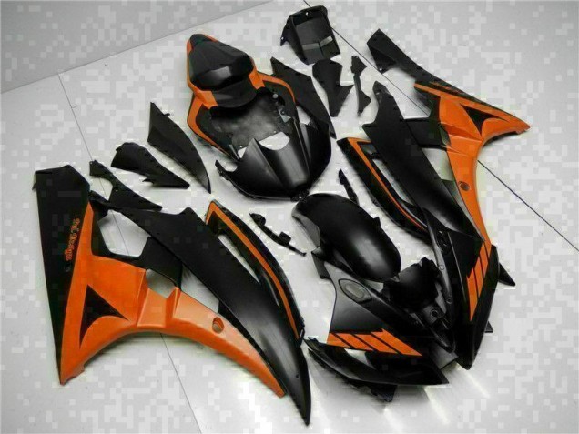 Orange Black 06-07 YZF R6 Motorcycle Fairings Orange Black 06-07 YZF R6 Motorcycle Fairings
