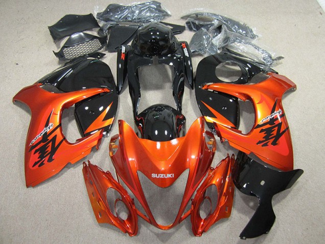 Orange Black 08-19 GSXR 1300 Hayabusa Motorcycle Fairing Orange Black 08-19 GSXR 1300 Hayabusa Motorcycle Fairing