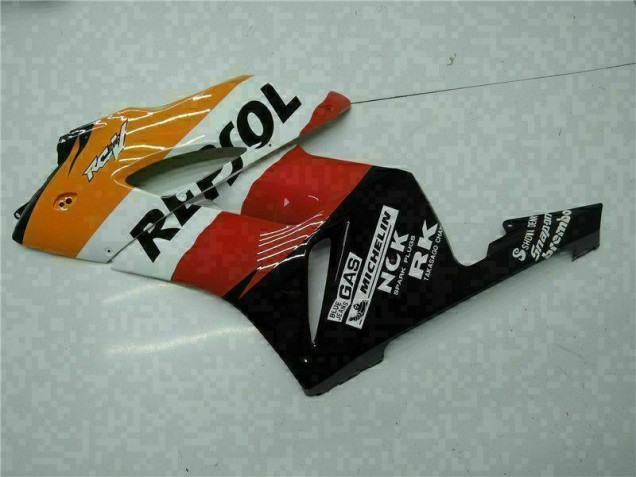 Orange Black Repsol 04-05 CBR1000RR Motorcycle Bodywork Orange Black Repsol 04-05 CBR1000RR Motorcycle Bodywork