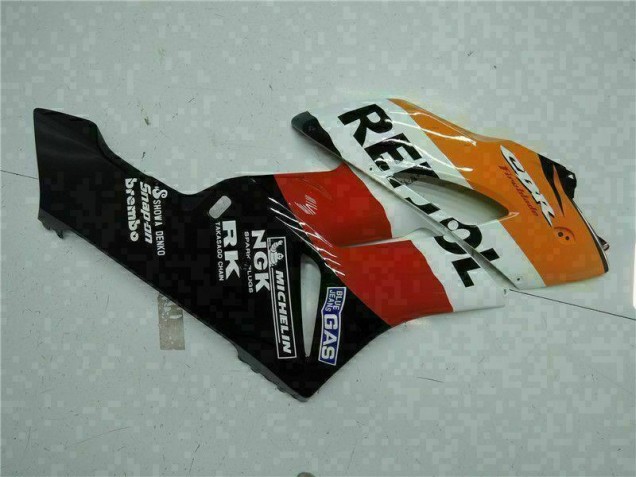 Orange Black Repsol 04-05 CBR1000RR Motorcycle Fairings Orange Black Repsol 04-05 CBR1000RR Motorcycle Fairings