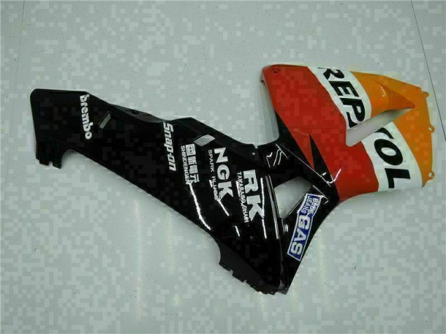Orange Black Repsol 05-06 CBR600RR Motorcycle Bodywork