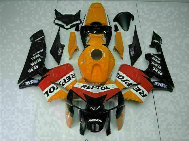 Orange Black Repsol 05-06 CBR600RR Motorcycle Bodywork