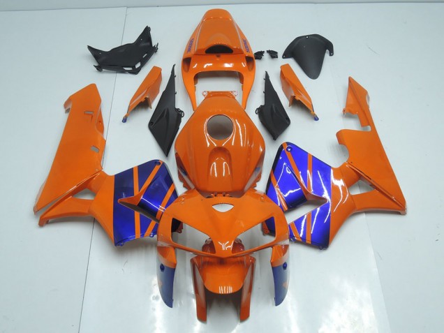 Orange Blue 05-06 CBR600RR Motorcycle Fairings Orange Blue 05-06 CBR600RR Motorcycle Fairings