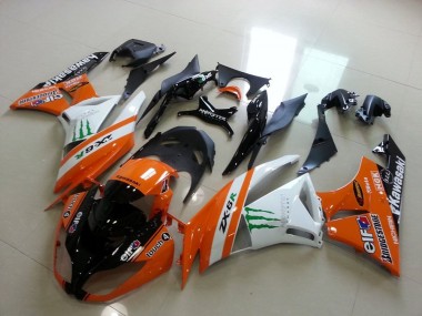 Orange Monster 09-12 ZX6R Motorcycle Fairings
