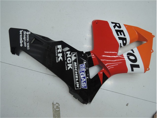 Orange Red Black Repsol 03-04 CBR600RR Motorcycle Fairings