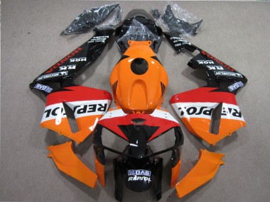 Orange Red Black Repsol 05-06 CBR600RR Motorcycle Fairings