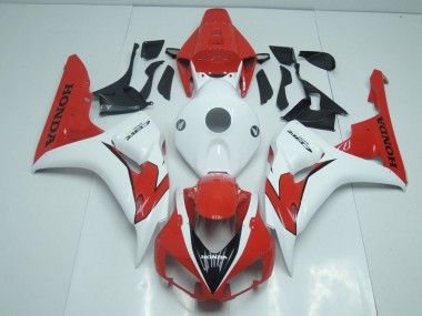 Orange Red and White 06-07 CBR1000RR Motorcycle Fairings