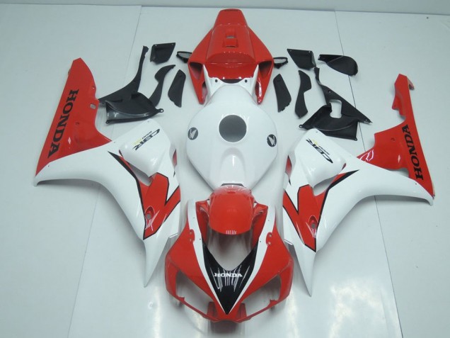 Orange Red and White 06-07 CBR1000RR Motorcycle Fairings Orange Red and White 06-07 CBR1000RR Motorcycle Fairings