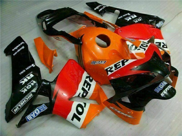 Orange Repsol 03-04 CBR600RR Motorcycle Fairings Orange Repsol 03-04 CBR600RR Motorcycle Fairings