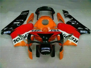 Orange Repsol 03-04 CBR600RR Motorcycle Fairings