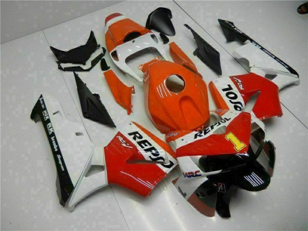 Orange Repsol 05-06 CBR600RR Motorcycle Fairings
