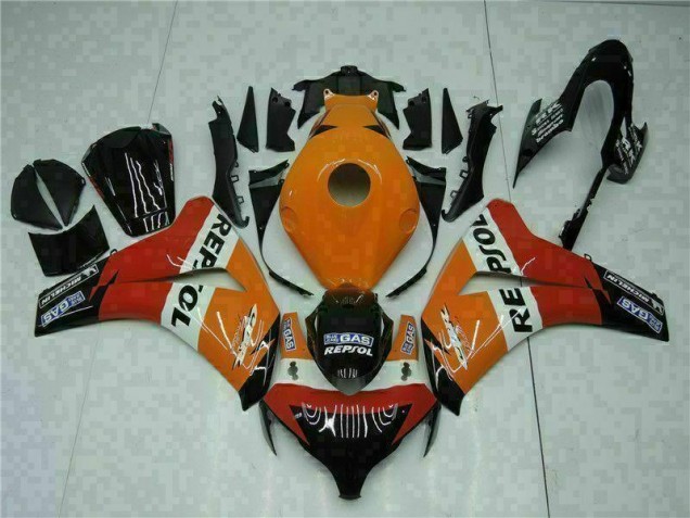 Orange Repsol 08-11 CBR1000RR Full Motorcycle Fairing Kits Orange Repsol 08-11 CBR1000RR Full Motorcycle Fairing Kits