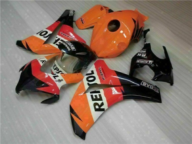 Orange Repsol 08-11 CBR1000RR Motorcycle Bodywork Orange Repsol 08-11 CBR1000RR Motorcycle Bodywork