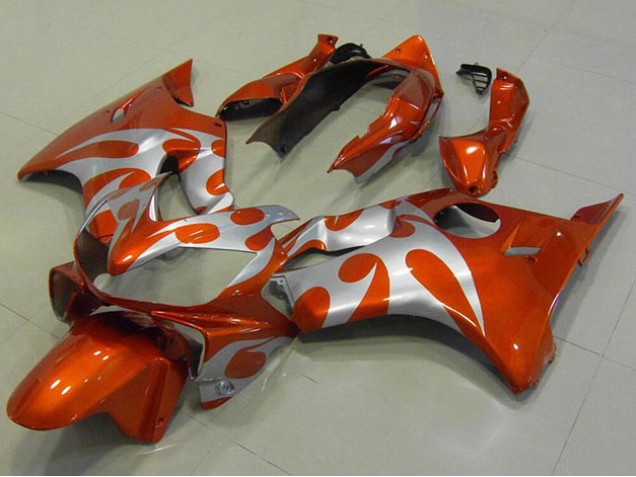Orange Silver 04-07 CBR600 F4i Motorcycle Fairings Orange Silver 04-07 CBR600 F4i Motorcycle Fairings