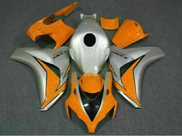 Orange Silver 08-11 CBR1000RR Motorcycle Bodywork Orange Silver 08-11 CBR1000RR Motorcycle Bodywork