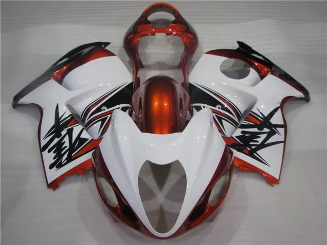 Orange White Black 96-07 GSXR 1300 Hayabusa Motorcycle Fairings Orange White Black 96-07 GSXR 1300 Hayabusa Motorcycle Fairings