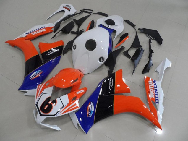 Orange White TT Legend 12-16 CBR1000RR Motorcycle Fairings Orange White TT Legend 12-16 CBR1000RR Motorcycle Fairings