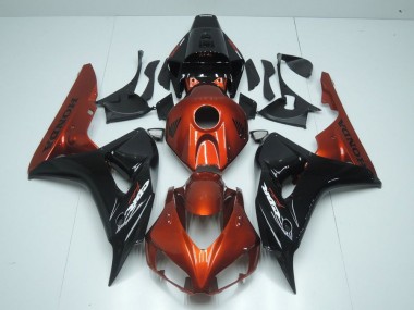 Orange and Black 06-07 CBR1000RR Motorcycle Fairings
