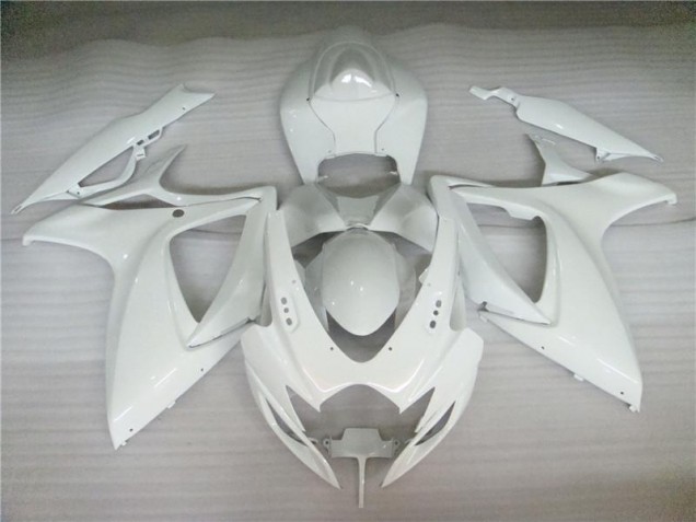 Pearl White 06-07 GSXR 600/750 Motorcycle Fairings Pearl White 06-07 GSXR 600/750 Motorcycle Fairings
