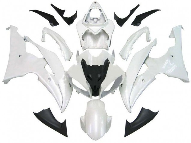 Pearl White 08-16 YZF R6 Motorcycle Fairing Pearl White 08-16 YZF R6 Motorcycle Fairing