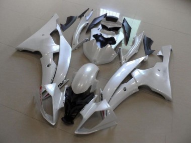 Pearl White 08-16 YZF R6 Motorcycle Fairings