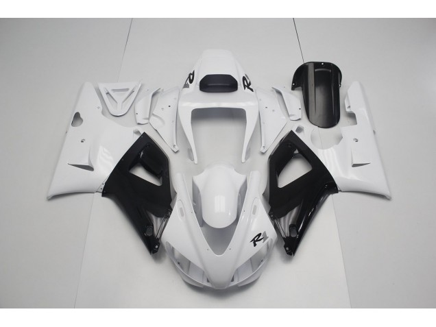 Pearl White Black 98-99 YZF R1 Motorcycle Fairings