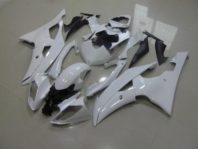Pearl White No Decals 08-16 YZF R6 Motorcycle Fairings Pearl White No Decals 08-16 YZF R6 Motorcycle Fairings