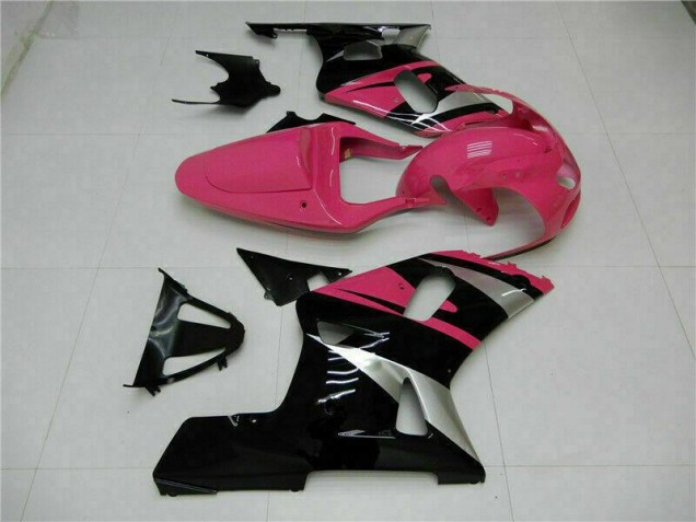 Pink Black 01-03 GSXR 600/750 Motorcycle Fairings Pink Black 01-03 GSXR 600/750 Motorcycle Fairings