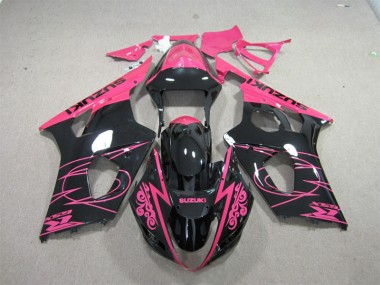 Pink Black 03-04 GSXR 1000 Motorcycle Fairings