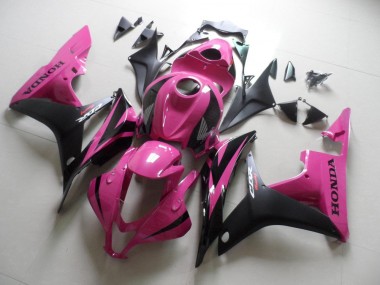 Pink Black 07-08 CBR600RR Motorcycle Fairings