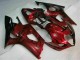 Red 03-04 GSXR 1000 Motorcycle Fairings Red 03-04 GSXR 1000 Motorcycle Fairings