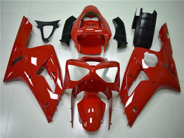 Red 03-04 ZX6R Motorcycle Fairings Red 03-04 ZX6R Motorcycle Fairings