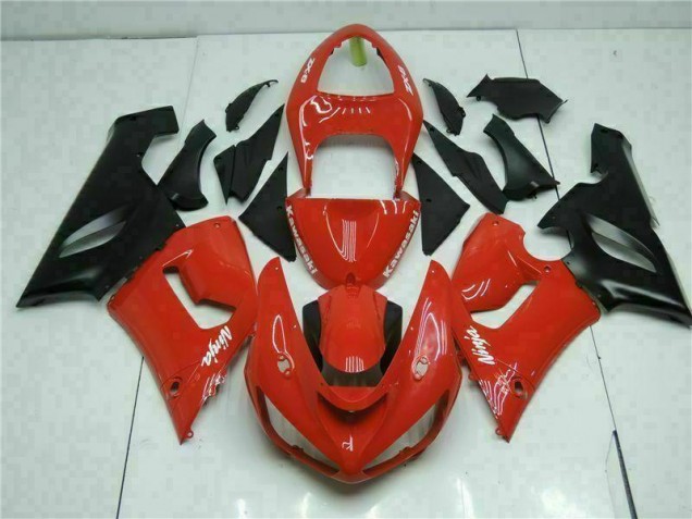 Red 05-06 ZX6R Motorcycle Fairing Red 05-06 ZX6R Motorcycle Fairing