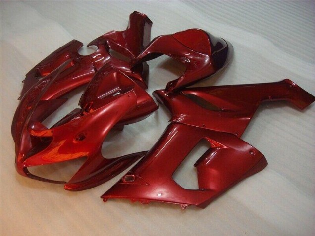 Red 05-06 ZX6R Motorcycle Fairings Red 05-06 ZX6R Motorcycle Fairings