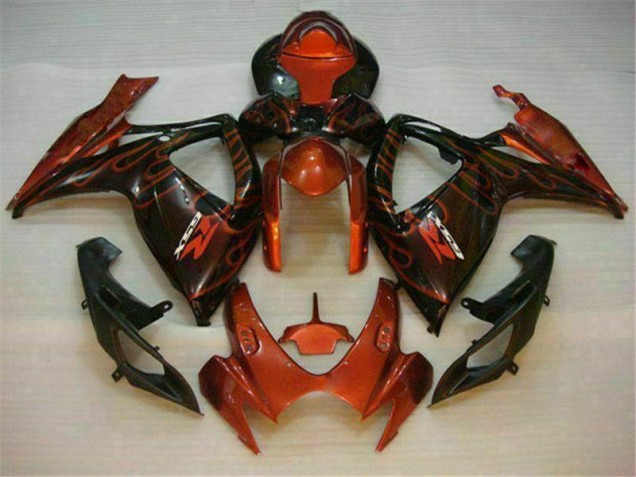 Red 06-07 GSXR 600/750 Motorcycle Fairings Red 06-07 GSXR 600/750 Motorcycle Fairings