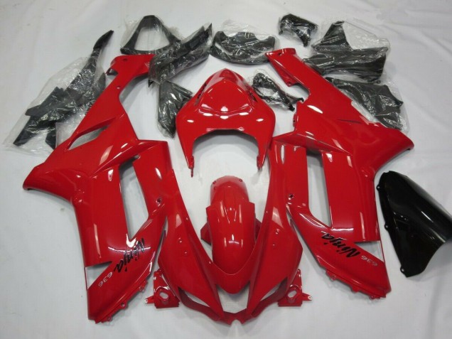 Red 07-08 ZX6R Motorcycle Fairings