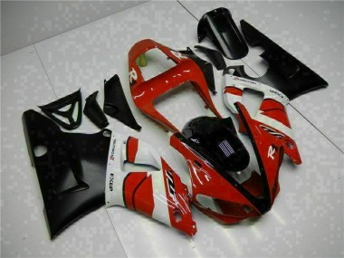 Red Black 00-01 YZF R1 Motorcycle Fairings