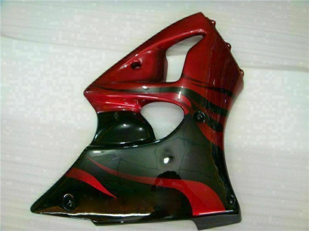 Red Black 00-02 ZX6R Motorcycle Fairings Red Black 00-02 ZX6R Motorcycle Fairings