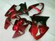 Red Black 00-02 ZX6R Motorcycle Fairings Red Black 00-02 ZX6R Motorcycle Fairings