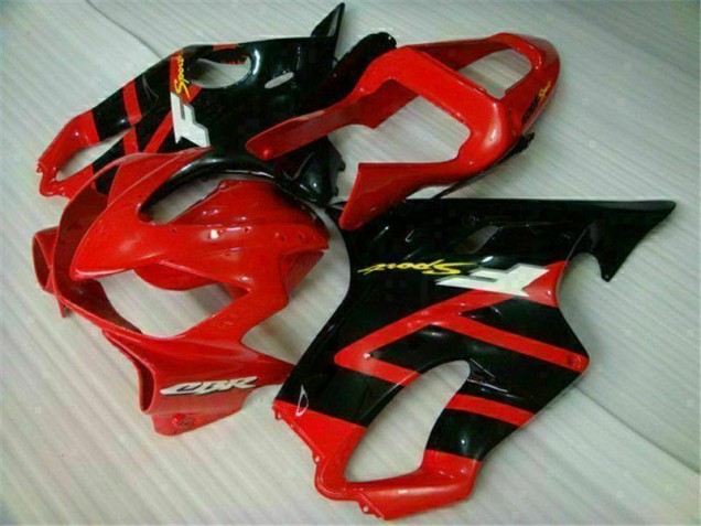 Red Black 01-03 CBR600 F4i Motorcycle Fairing Kits Red Black 01-03 CBR600 F4i Motorcycle Fairing Kits
